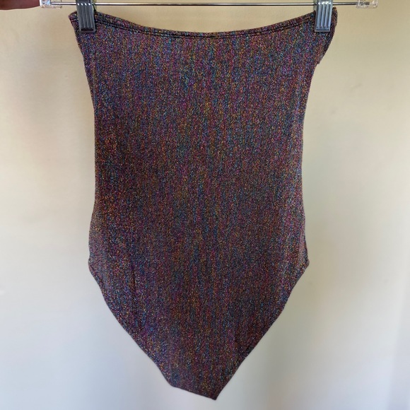Topshop Sparkly Bodysuit - Picture 2 of 3